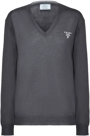 Prada V-neck cashmere jumper