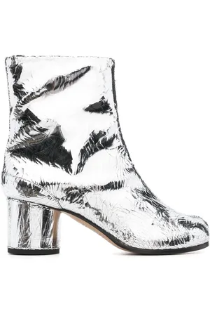 Maison Margiela Tabi 60mm mirror-effect ankle boots