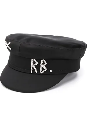 Ruslan Baginskiy Rhinestone logo breton hat