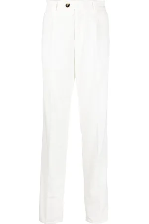 Brunello Cucinelli Off-centre fastening chinos