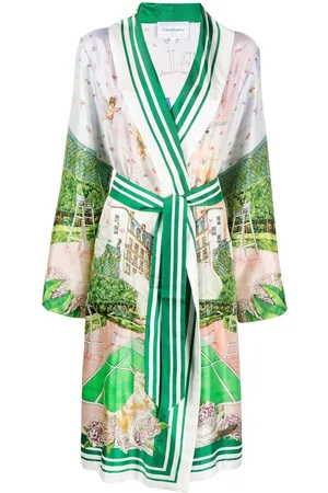 Casablanca Tennis Club belted coat