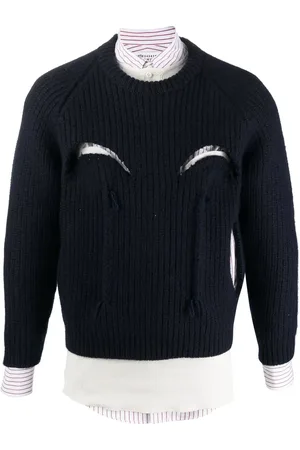 Maison Margiela Layered wool jumper