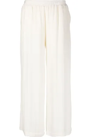 Gold Hawk Wide-leg velvet trousers
