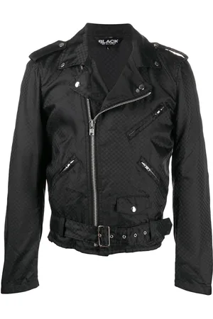 Comme des Garçons Checkerboard biker jacket
