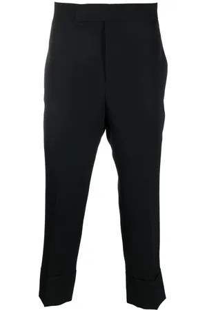 SAPIO Cropped wool trousers