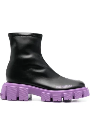 Moschino Lug-sole 50mm ankle boots