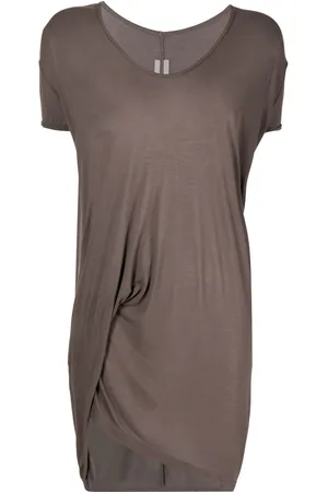 Rick Owens Draped short-sleeved T-shirt