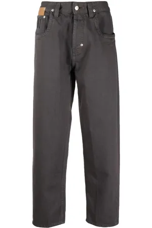 CRAIG GREEN Straight-leg cropped jeans