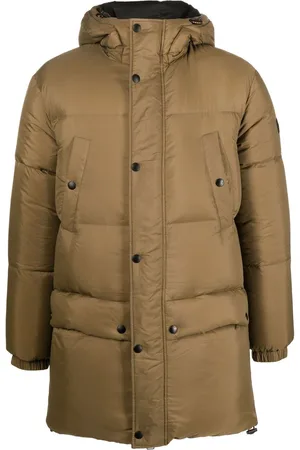 YVES SALOMON Hooded feather-down padded coat