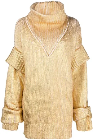 Philipp Plein Maxi Hexagon metallic pullover