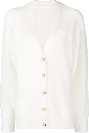 Helmut Lang V-neck rib-trimmed cardigan