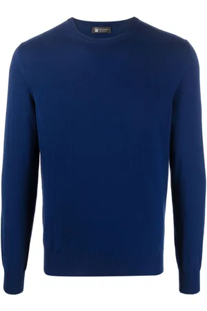 COLOMBO Fine-knit crew-neck jumper