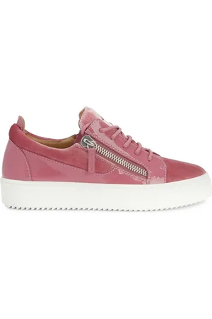 Giuseppe Zanotti Gail velvet low-top sneakers