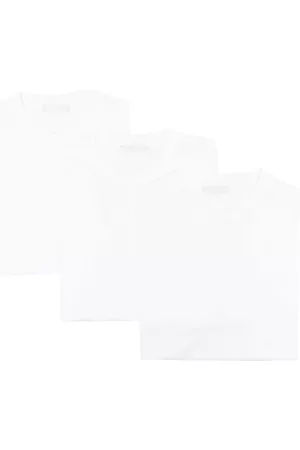 Prada Muži S krátkým rukávem - Triangle-logo short-sleeve T-shirt
