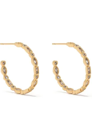 Maje Diamanté-embellished hoop earrings