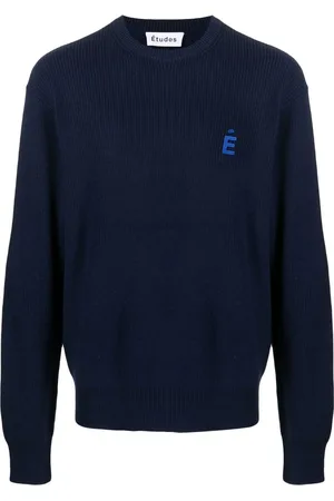 Etudes Boris logo-patch jumper