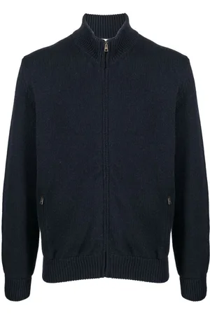 Boglioli Zip-up cashmere jumper