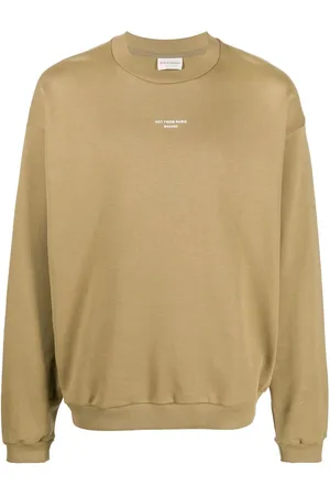 Drôle de Monsieur Logo-print crew-neck sweatshirt