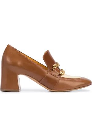 Madison.Maison Perla block heel loafers