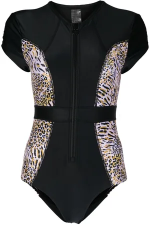 Duskii Leopard-print cap-sleeve spring suit