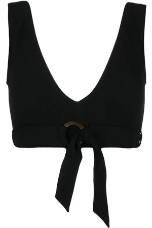 Duskii Ribbed V-neck bikini top