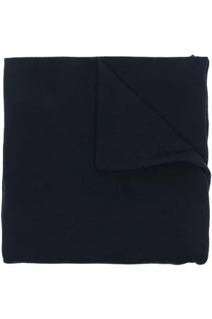 Jil Sander Cashmere logo-patch scarf