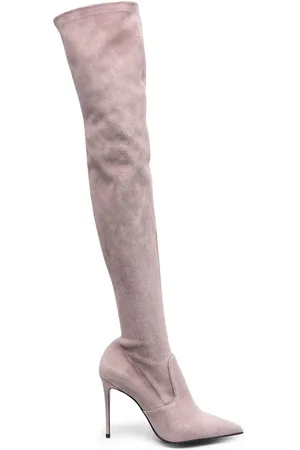 LE SILLA Eva thigh-high leather boots