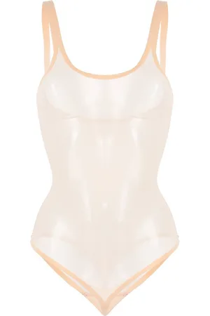 Wolford Semi-sheer tulle bodysuit