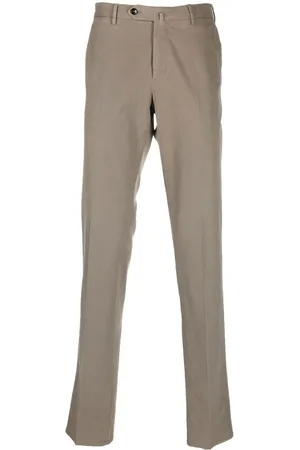 PT Torino Mid-rise slim-cut chinos