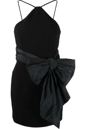 Rebecca Vallance Grace bow-embellished minidress