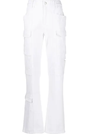 Isabel Marant Vokayo cargo straight-leg jeans