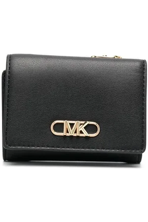 Michael Kors Logo-plaque trifold wallet