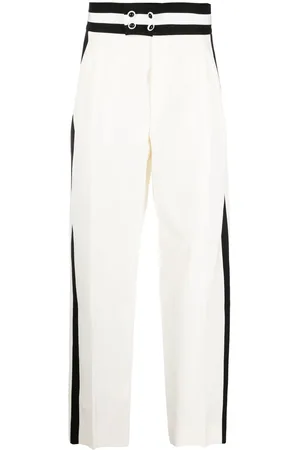 Casablanca Stripe-detailed wide leg trousers