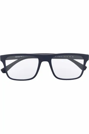 Emporio Armani Changeable-lense rectangular sunglasses