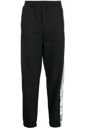 Helmut Lang Metallic-detail track pants