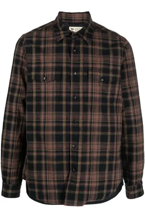 Aspesi Long-sleeve plaid shirt