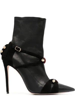 HARDOT Pointed leather ankle boots