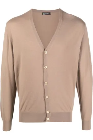 COLOMBO Button-down knit cardigan