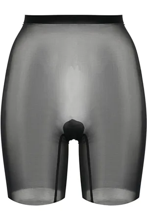 Wolford Tulle-mesh sheer shorts