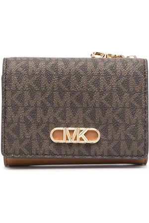 Michael Kors Monogram logo-patch wallet
