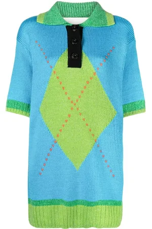 Andersson Bell Intarsia-knit top