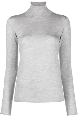 LE TRICOT PERUGIA Roll-neck cashmere-silk jumper
