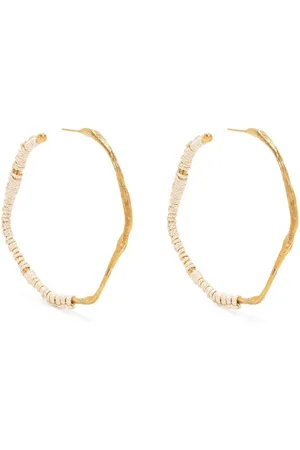 FORTE FORTE Crochet hoop earrings