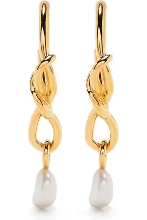 Missoma Pearl drop earrings