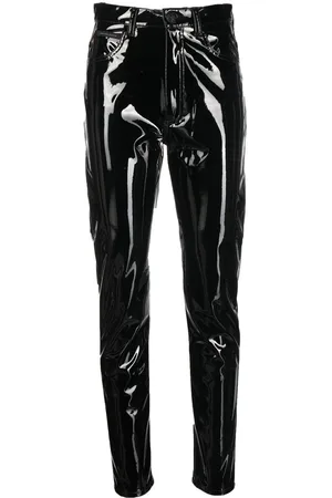 Philipp Plein Super-High waisted biker trousers