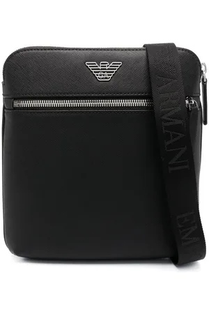 Emporio Armani Small faux-leather messenger bag