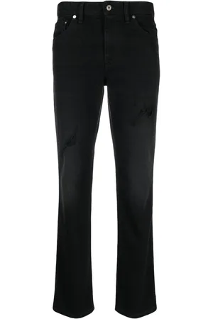 Roberto Cavalli High-rise straight-leg jeans