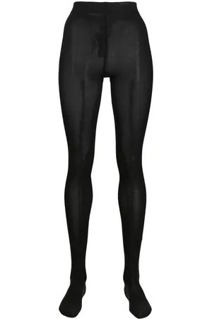 Durazzi Milano Frayed-detail silk tights