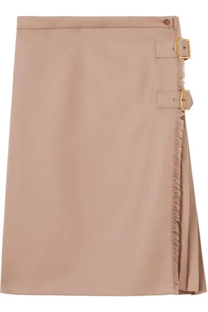 Burberry Pleated panelled kilt