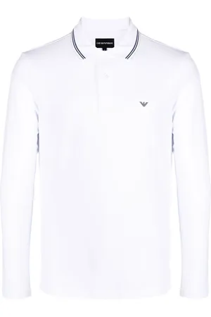 Emporio Armani Logo print polo shirt